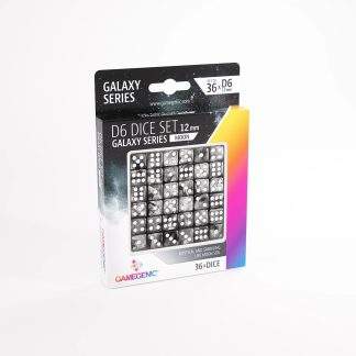GALAXY MOON D6 DICE SET 12MM