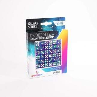 GALAXY NEPTUNE D6 DICE SET 12MM