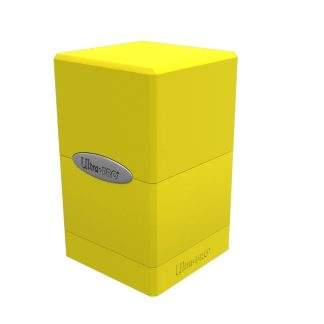 DECK BOX SATIN TOWER LEMON YELLOW