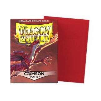 Crimson - Matte Sleeves - Standard Size