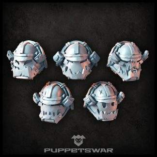 MASKED BUSHI ORC HEADS