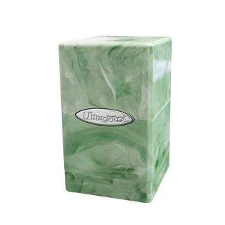 DECK BOX SATIN TOWER MARBLE LIGHT GREEN/WHITE