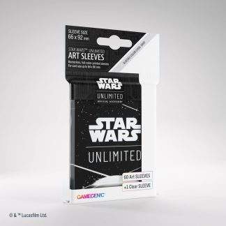 STAR WARS UNLIMITED SLEEVES CARD BACK WHITE