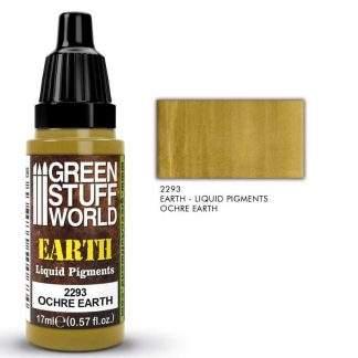 DUST LIQUID PIGMENTS OCHRE EARTH