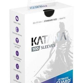ULTIMATE GUARD: KATANA SLEEVES (100) BLACK