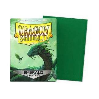 DRAGON SHIELD EMERALD MATTE 100 PCT