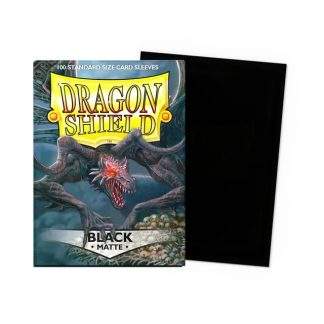 DRAGON SHIELD MATTE BLACK 100 SLEEVES