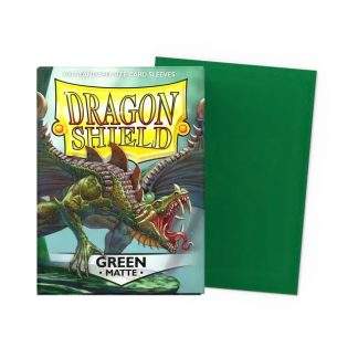 DRAGON SHIELD MATTE SLEEVES GREEN (100)