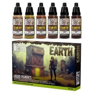 EARTH LIQUID PIGMENTS SET