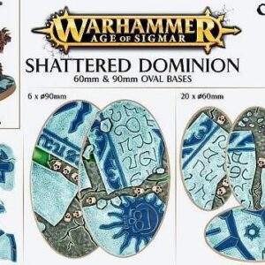 SHATTERED DOMINION 60MM & 90MM OVAL BASES