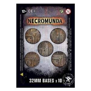 NECROMUNDA 32MM BASES (X10)