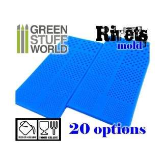 RIVETS TEXTURE SILICONE STAMP