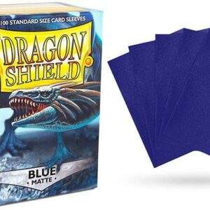 DRAGON SHIELD MATTE BLUE SLEEVES (100)