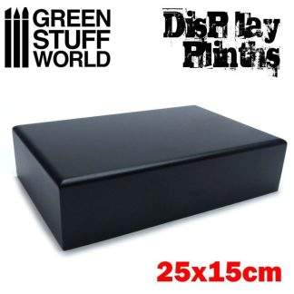 Rectangular Plinth 25x15 cm - Black
