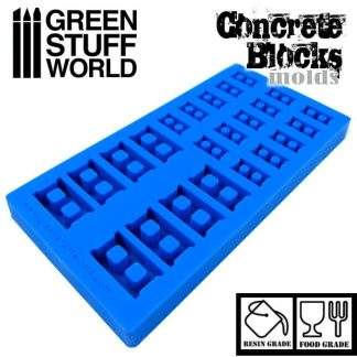CONCRETE BLOCK SILICONE MOULD