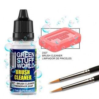 BRUSH CLEANER AND PRESERVER