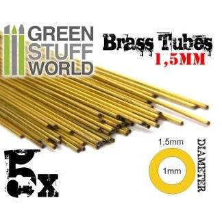 BRASS TUBE 1,5MM PACK