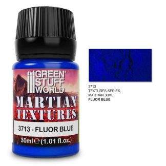 MARTIAN TEXTURES: FLUOR BLUE