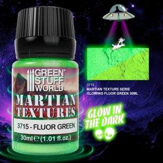 MARTIAN TEXTURES: FLUOR GREEN