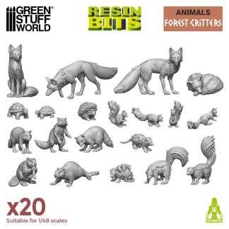 ANIMALS: FOREST CRITTERS X20 1/48