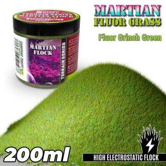 MARTIAN FLOCK: FLUOR GRINCH GREEN 4-6MM