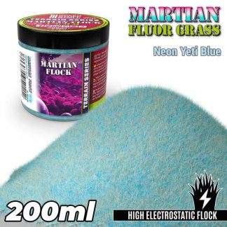 MARTIAN FLOCK: NEON YETI BLUE 4-6MM