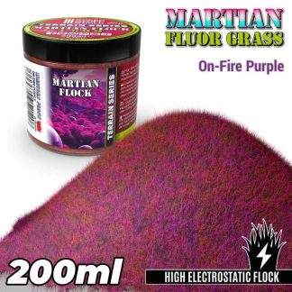 MARTIAN FLOCK: ON FIRE PURPLE 4-6MM