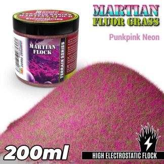 MARTIAN FLOCK: PUNK PINK NEON 4-6MM