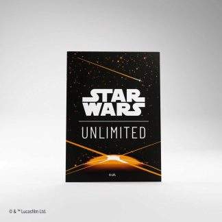 STAR WARS UNLIMITED ART SLEEVES BACK ORANGE