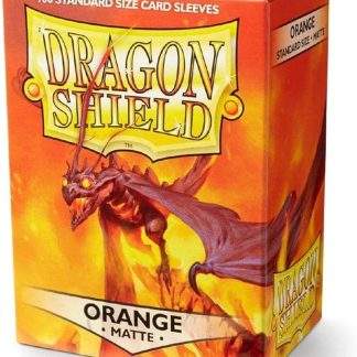 DRAGON SHIELD: ORANGE MATTE SLEEVES 100CT