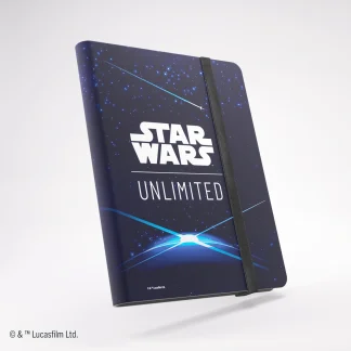 STAR WARS UNLIMITED CASUAL ALBUM 18-POCKET - CARD BACK BLUE