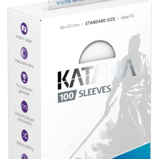 ULTIMATE GUARD: KATANA SLEEVES STANDARD SIZE (100) TRANSPARENT