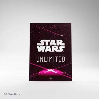 STAR WARS UNLIMITED ART SLEEVES BACK MAGENTA