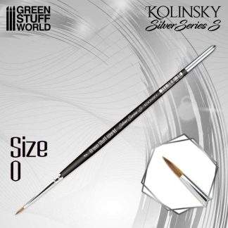 SILVER SERIES S KOLINSKY BRUSH size 0