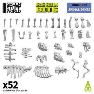 3D PRINTED - SKULLS AND BONES - ANIMAL BONES