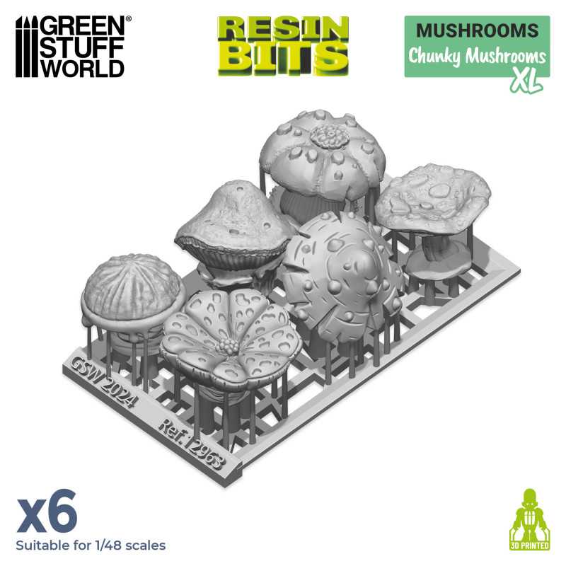 3D PRINTED - PLANTS - GOBLIN MUSHROOMS XL - Bild 3