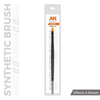 AK SYNTHETIC BRUSH – FILBERT 6