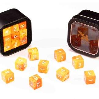 GREIFENFELS – D6 SERIES: MARBLE, ORANGE AND YELLOW