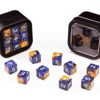 GREIFENFELS – D6 SERIES: MARBLE BLUE AND GOLD