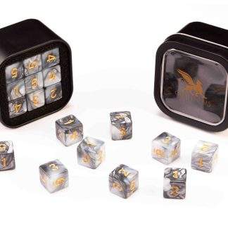 GREIFENFELS – D6 SERIES: MARBLE BLACK AND GREY