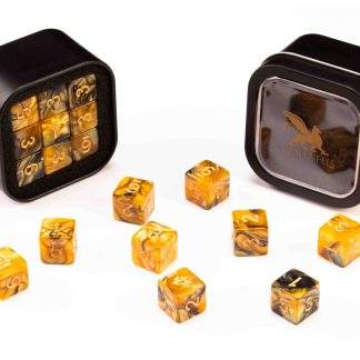 GREIFENFELS - D6 SERIES: MARBLE, GOLD AND BLACK