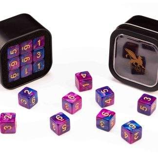 GREIFENFELS - D6 SERIES: MARBLE, BLUE AND PURPLE