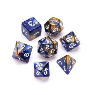 GREIFENFELS - MARBLE SERIES: BLUE AND GOLD - NUMBERS: WHITE