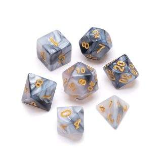 GREIFENFELS - MARBLE SERIES: BLACK AND GREY - NUMBERS: GOLD