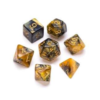GREIFENFELS - MARBLE SERIES: GOLD AND BLACK - NUMBERS: GOLD