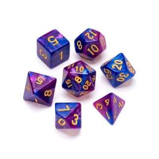 GREIFENFELS - MARBLE SERIES: BLUE AND PURPLE - NUMBERS: GOLD