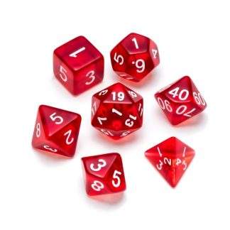 GREIFENFELS - TRANSPARENT SERIES: RED - NUMBERS: WHITE