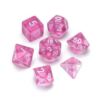 GREIFENFELS - TRANSPARENT SERIES: PINK - NUMBERS: WHITE