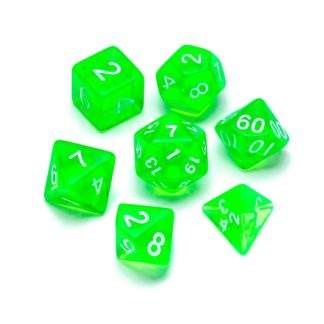 GREIFENFELS - TRANSPARENT SERIES: GREEN - NUMBERS: WHITE