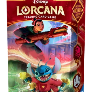 LORCANA: REIGN OF JAFAR STARTER DECK RUBY AND STEEL